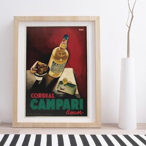 Cordial Campari von Marcello Nizzoli |  Vintage Werbeplakat
