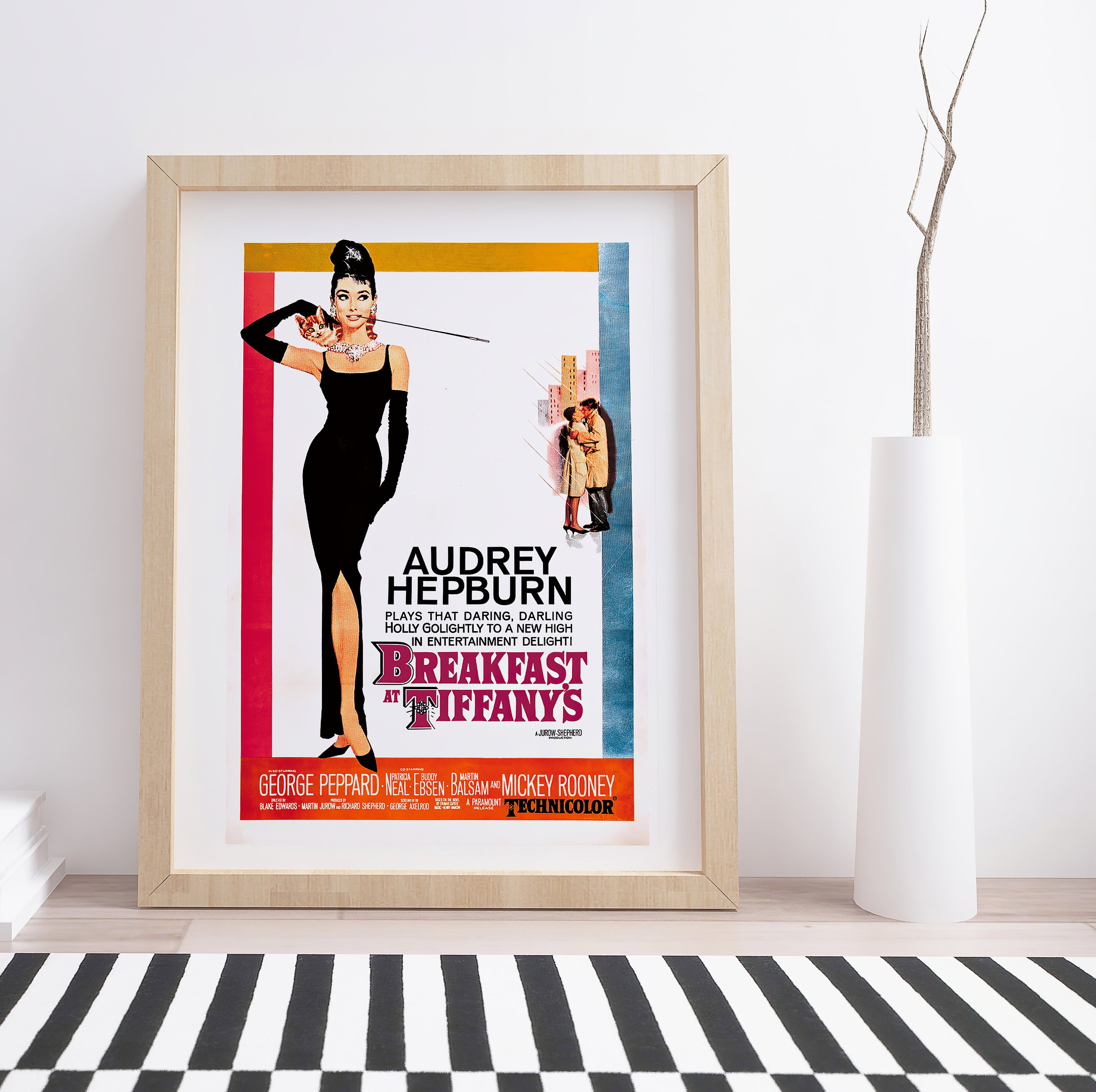 Breakfast At Tiffany's Movie Poster: Restored Vintage Print