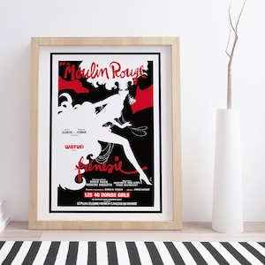 Bal du Moulin Rouge Frénésie by Rene Gruau | Vintage Advertising Poster