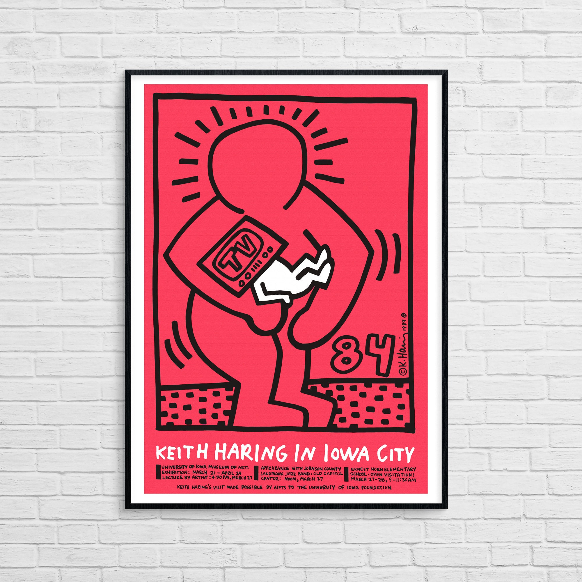 KEITH HARING アートポスター　キースヘリング ◇244◇キースヘリング インテリア アートポスター A4サイズ