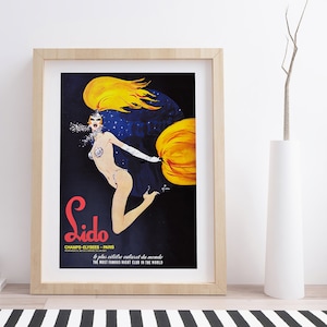 Lido , Champs-Elysées - Paris von Rene Gruau | Vintage Werbeplakat