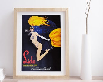 Lido, Champs-Elysees - Paris by Rene Gruau | Vintage Advertising Poster