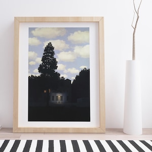 Domínio da Luz | Rene Magritte - Impressão de Arte Vintage