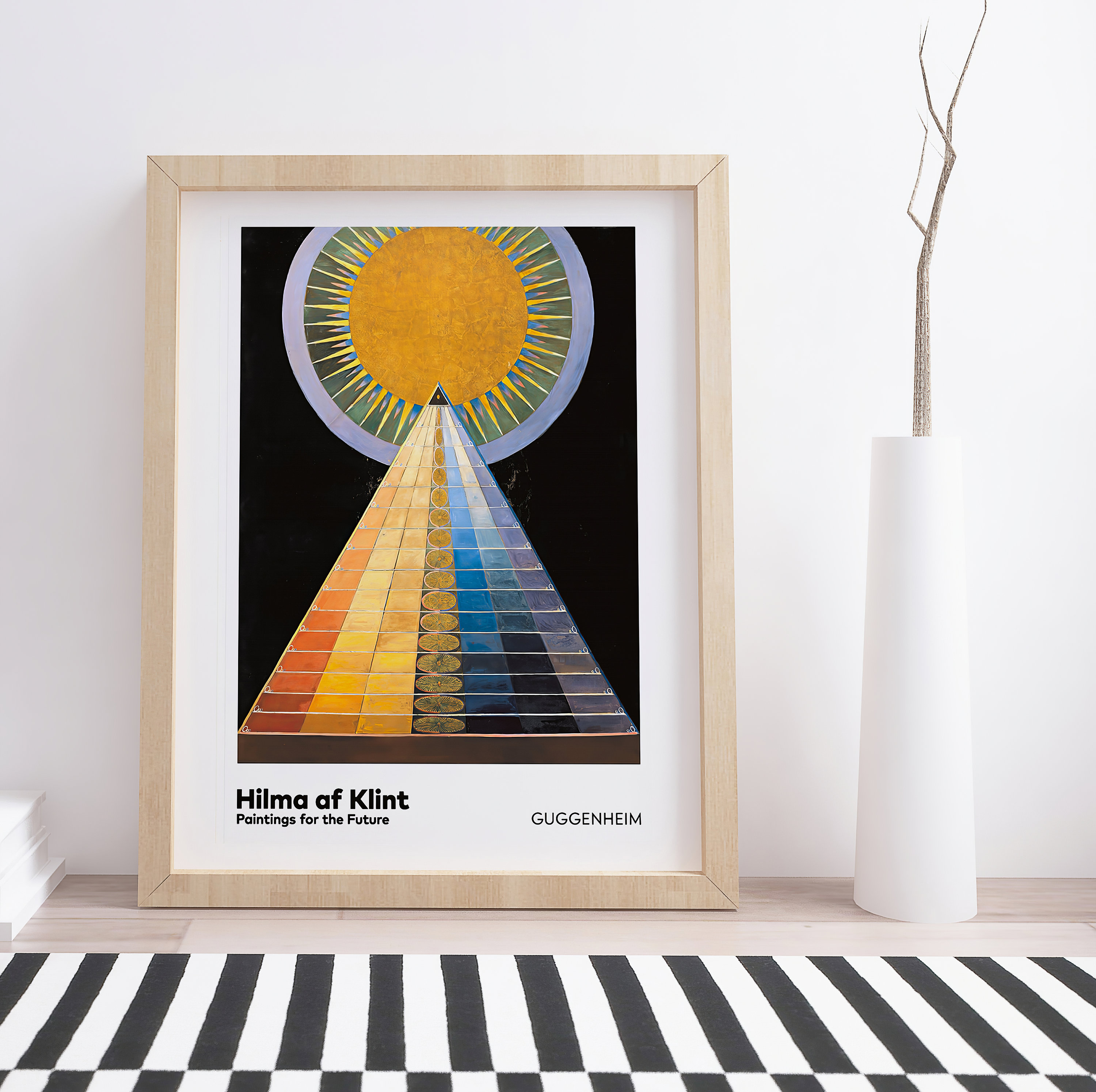 Hilma Af Klint Exhibition Poster: Vintage Giclée Art Print - Etsy