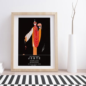 Erté Exhibition Poster | Vintage Art Exhibition Poster
