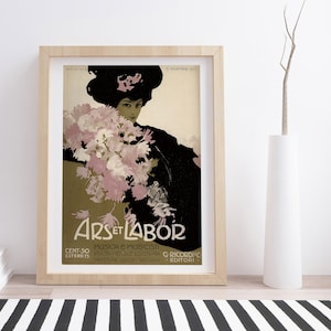 Ars et Labor by Leopoldo Metlicovitz | Vintage Advertising Poster