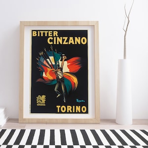 Bitter Cinzano von Leonetto Cappiello |  Vintage Werbeplakat