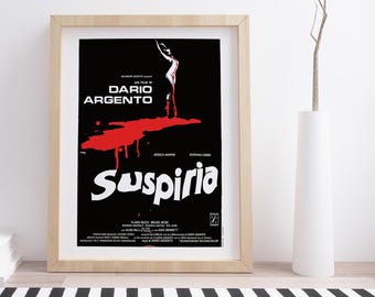 Póster de la película Suspiria de 1977 / Póster de película de terror vintage