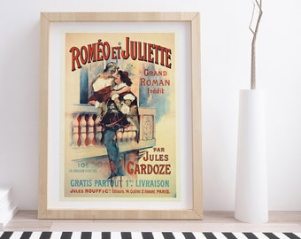 Roméo et Juliette von Jacques Wely | Vintage Werbeplakat