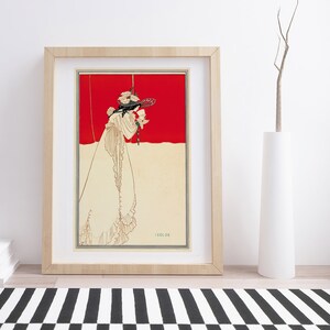 Isolde von Aubrey Beardsley | Vintage Illustration