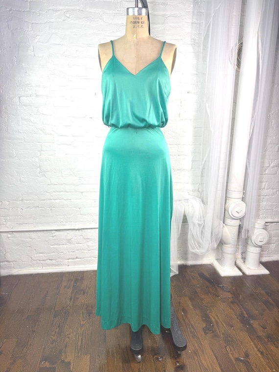 70s Vintage Green Maxi Dress S Sexy Disco Gown - Etsy 70s Vintage Green Maxi Dress S Sexy Disco Gown - Etsy