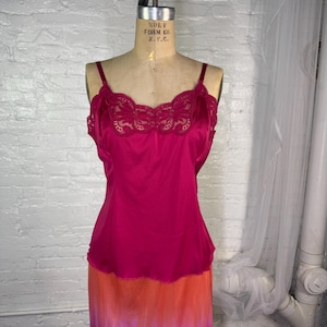Vintage Camisole XL Berry Nylon Camisole