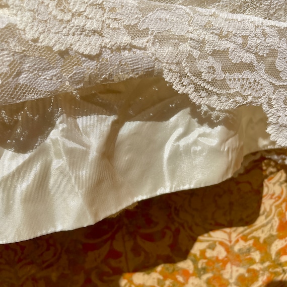 XS Vintage White Lace Dress - image 10