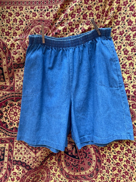 Vintage Denim Jorts L Blue Jean Mom Shorts