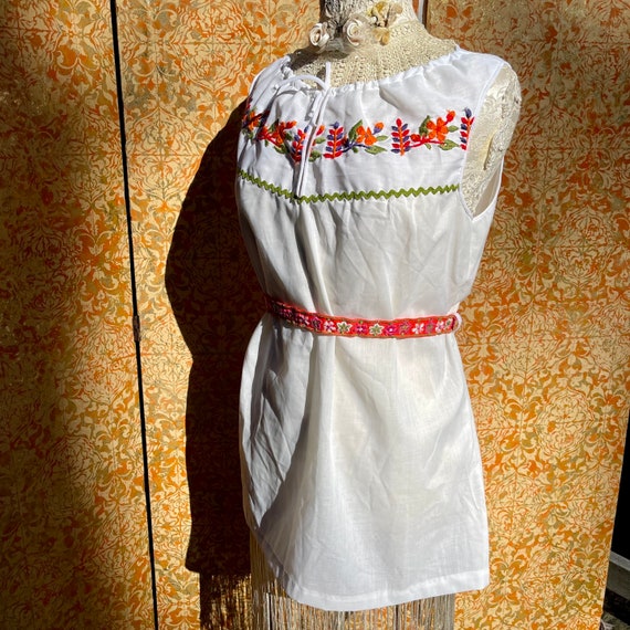 Vintage Embroidered Tunic Sears 1970 - image 1