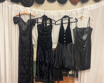 Pick one: 90s Vintage Black Hoco Dresses Small - Medium