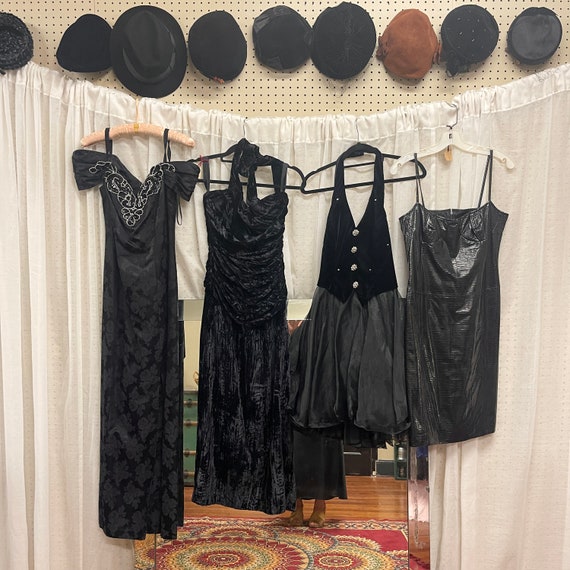 Pick one: 90s Vintage Black Hoco Dresses Small - … - image 1