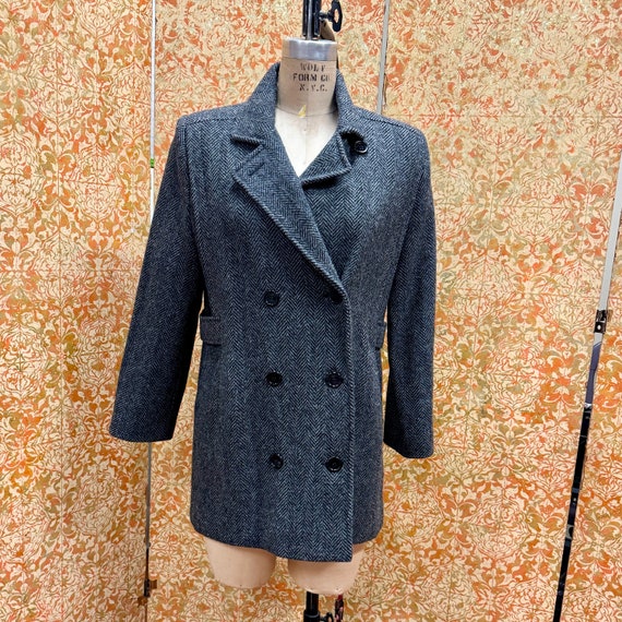 Petite clearance herringbone coat