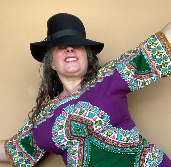 Black Wool Felt Hat Wide Brimmed Vintage Hat Henry Pollack