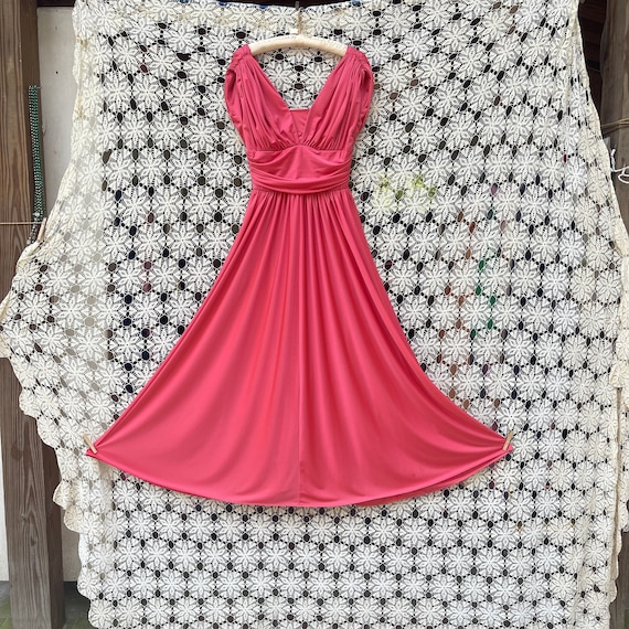 pink sequin jersey dress Custom Jersey Bling Sequin Dress main image 1