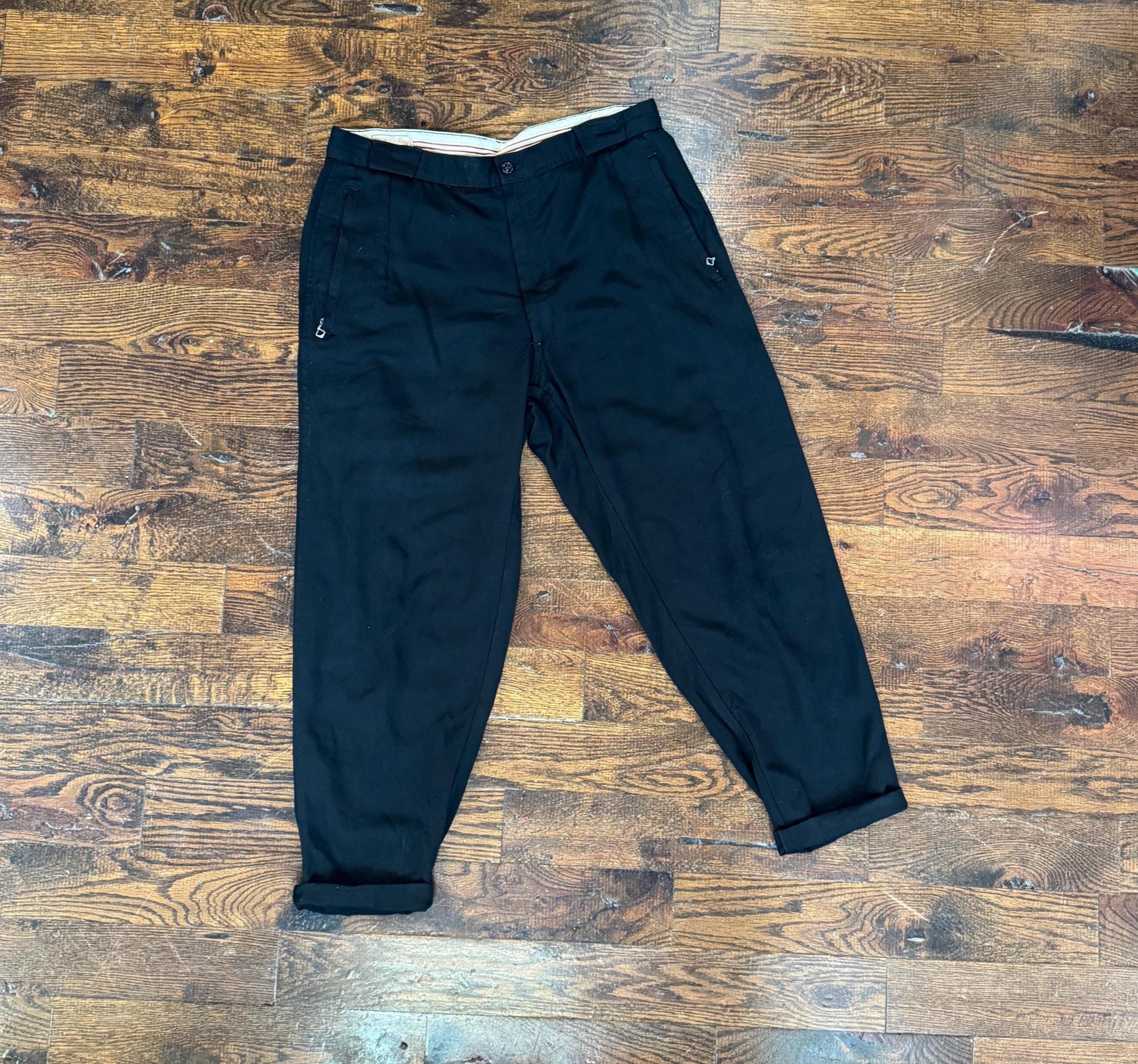 パンツ 50s black gabardine western slack 50s black gabardine western slack Buy Gabardine 50s Pants Online