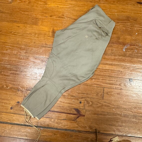 Antique Jodhpurs 36w 1910-20s US Military Breeche… - image 4