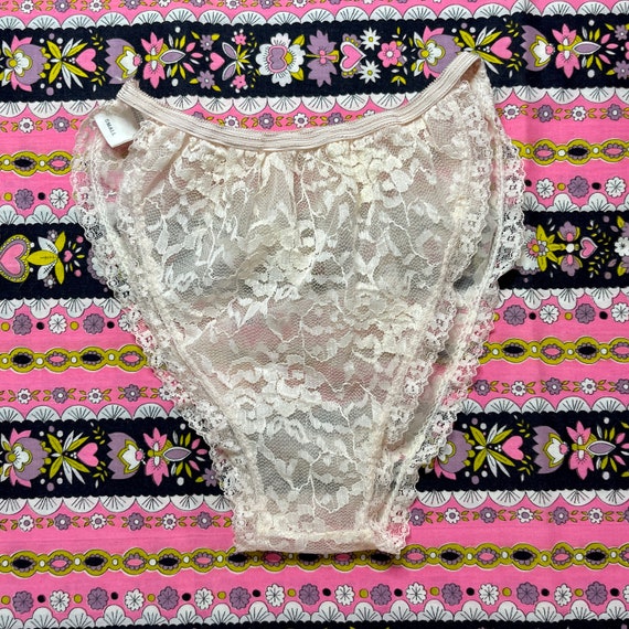 M VINTAGE BIKINI PANTIES NYLON SATIN LINGERIE LACE LACY SOFT KNICKERS For WOMEN M VINTAGE BIKINI PANTIES NYLON SATIN LINGERIE LACE LACY SOFT KNICKERS For WOMEN