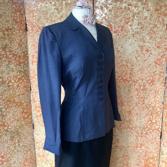 40s Vintage Jacket M Irene Lentz - image 2