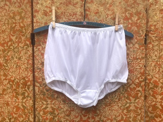 2 Pairs Vintage SATIN PANTIES 1960s Nylon Panties