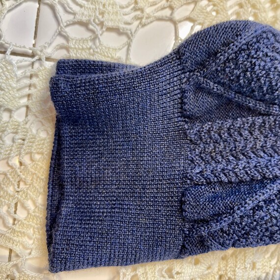 90s Vintage Coogi Sweater L 3D Knit Sweater Blue … - image 6
