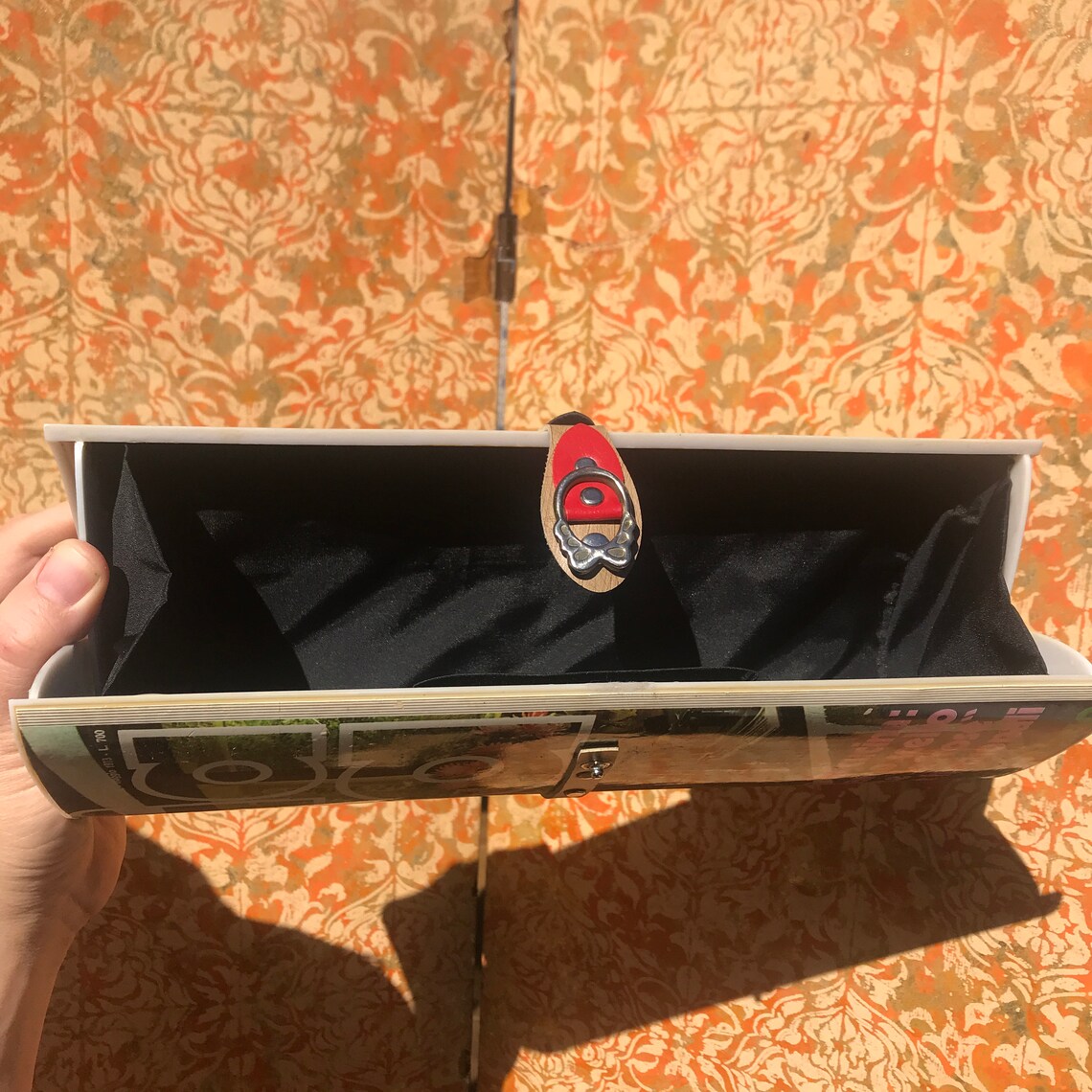 Magazine Clutch Purse 1970s Vintage Plastic Clutch 70s La Mia Etsy