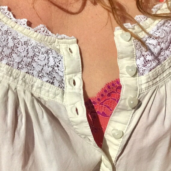 plus size vintage nightgown Gem