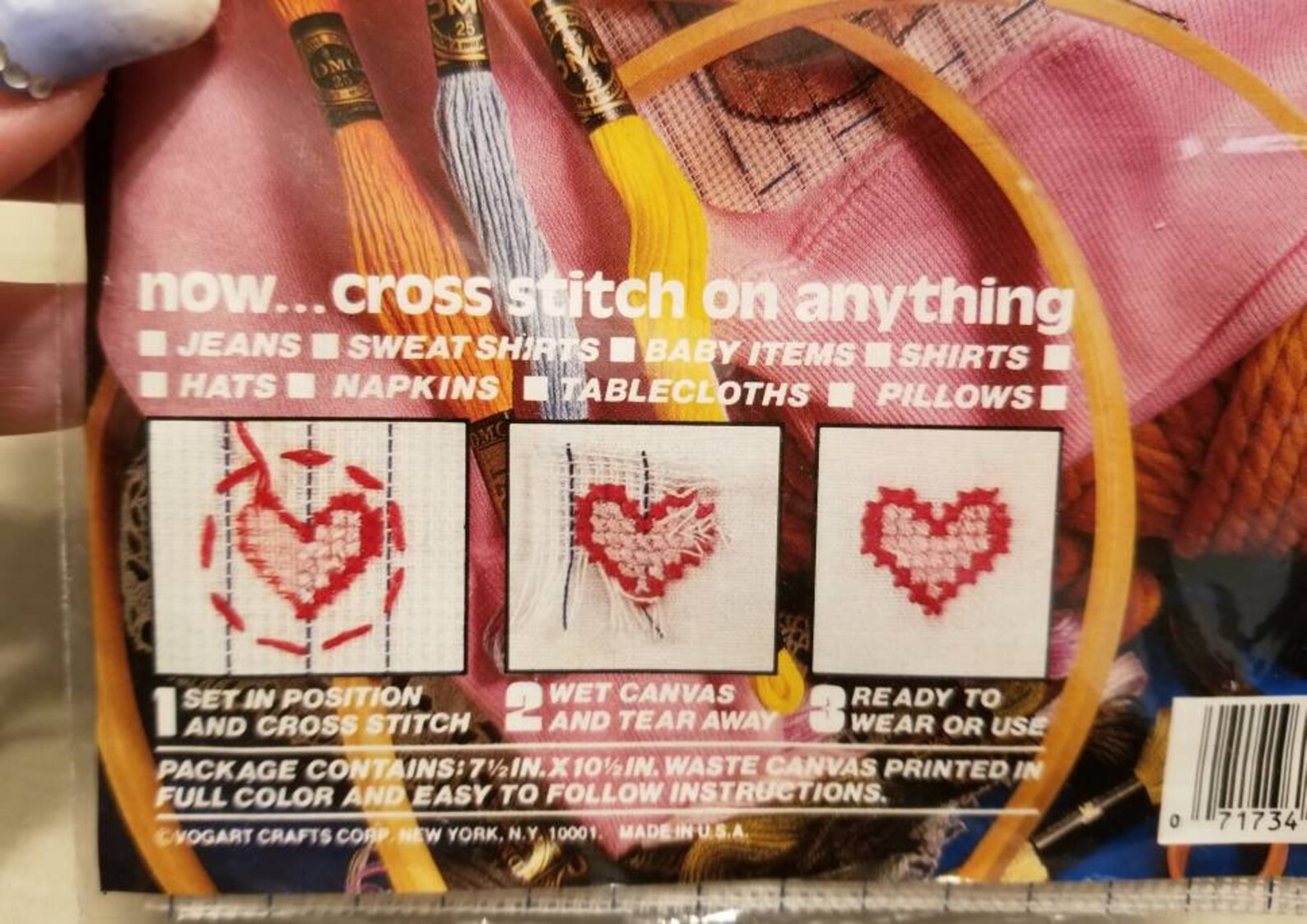 Vintage Vogart Crafts Countless Cross Stitch Kit Preprinted Etsy