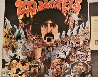 1971 Frank Zappa 200 Motels Double Vinyl Album United Artists Complete with Booklet