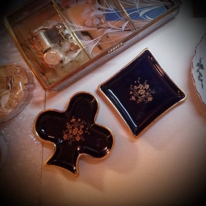 Vintage Limoges Castel Trinket Dish Blue Gold Accent Decor Ceramic Trinket Tray **You Pick** Ring Dish Jewelry Dish