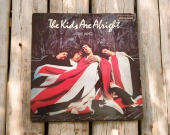 Vintage Vinyl THE WHO The Kids Are Alright Double LP Record Album 1979 Complete