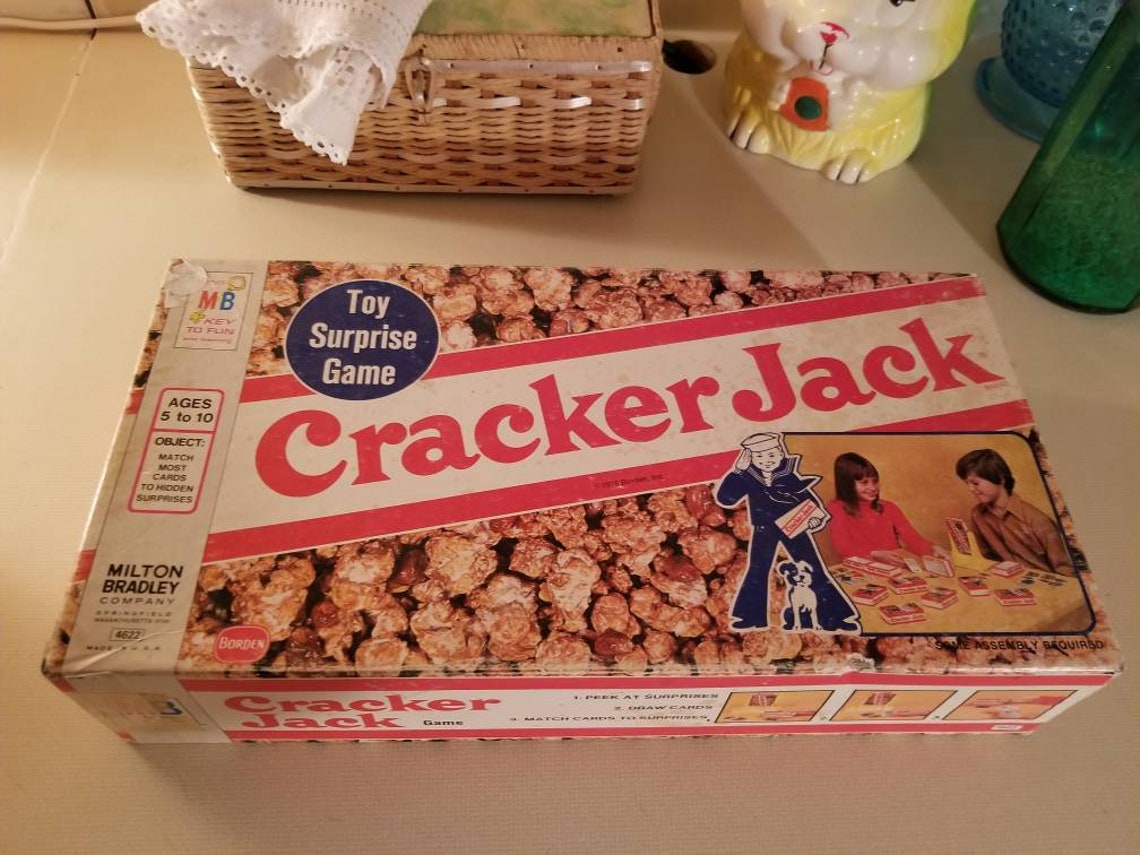 Vintage Cracker Jack Game Complete 1976 Board Game Matching Etsy France