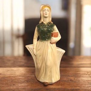 Vintage Lady Planter Rare 1940s American Pottery Large Figural Stanfordware