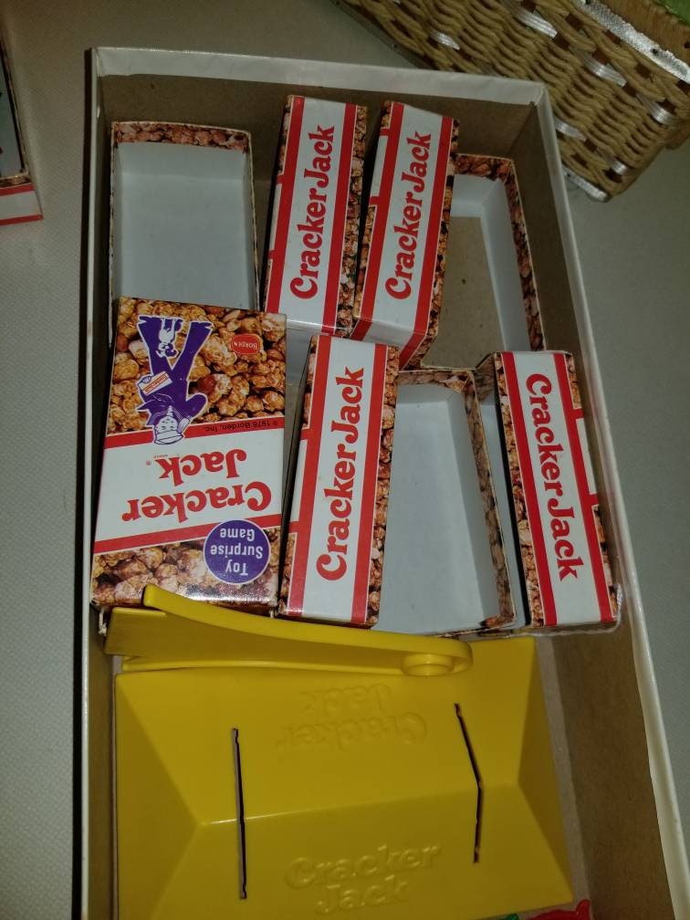 Vintage Cracker Jack Game Complete 1976 Board Game Matching Etsy