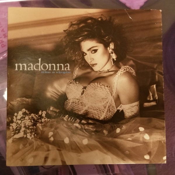 Vintage Madonna Like a Virgin Record Album Original 1984 Vinyl