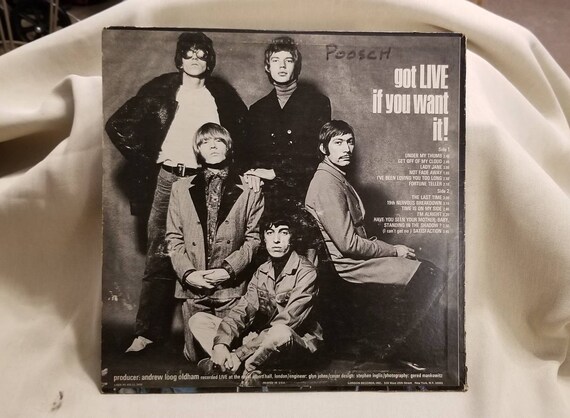The Rolling Stones Got Live If You Want It! 1966 Vintage