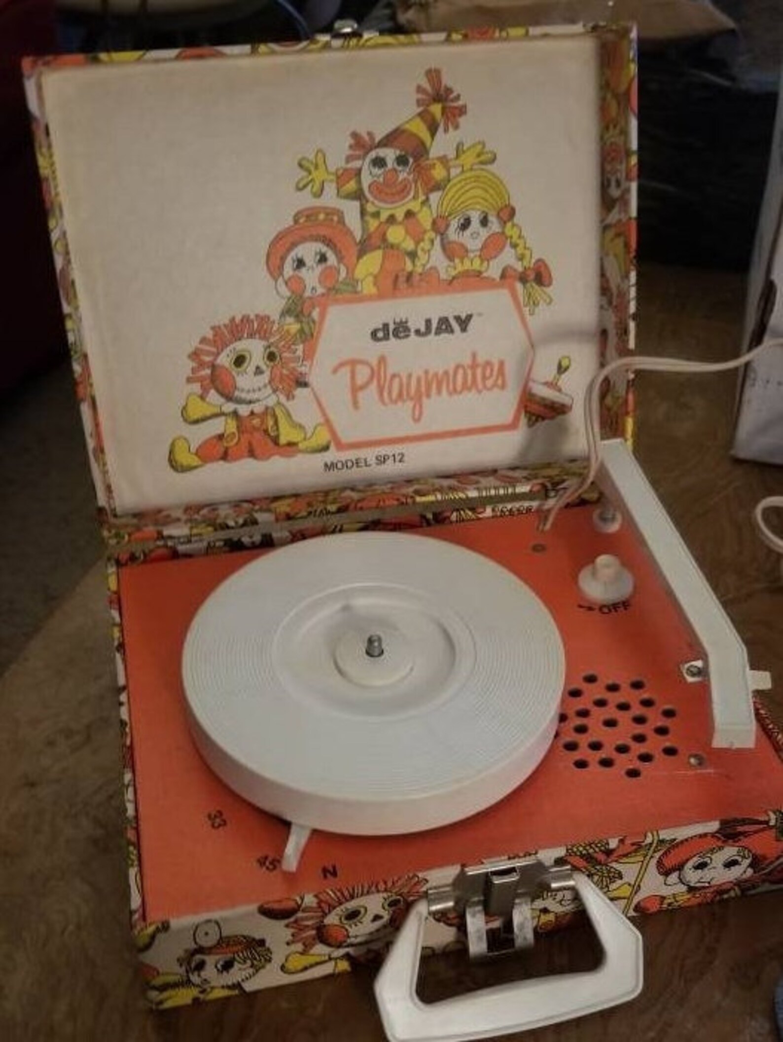 Vintage Dejay Playmates Record Player 33/45 RPM Portable Etsy