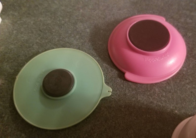 Vintage Tupperware Ice Cream Scoop Divided Plate Lid Etsy
