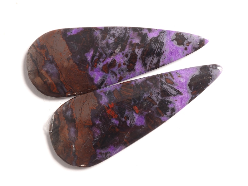 christmas clearance christmas gifts Sugilite Cabochon Pair
