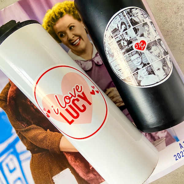 I Love Lucy Stickers |  Lucille Ball Art | Lucy and Ethel | Old Hollywood  Sticker | Retro TV Gift | Love Lucy Gift | Love  Lucy Collectible