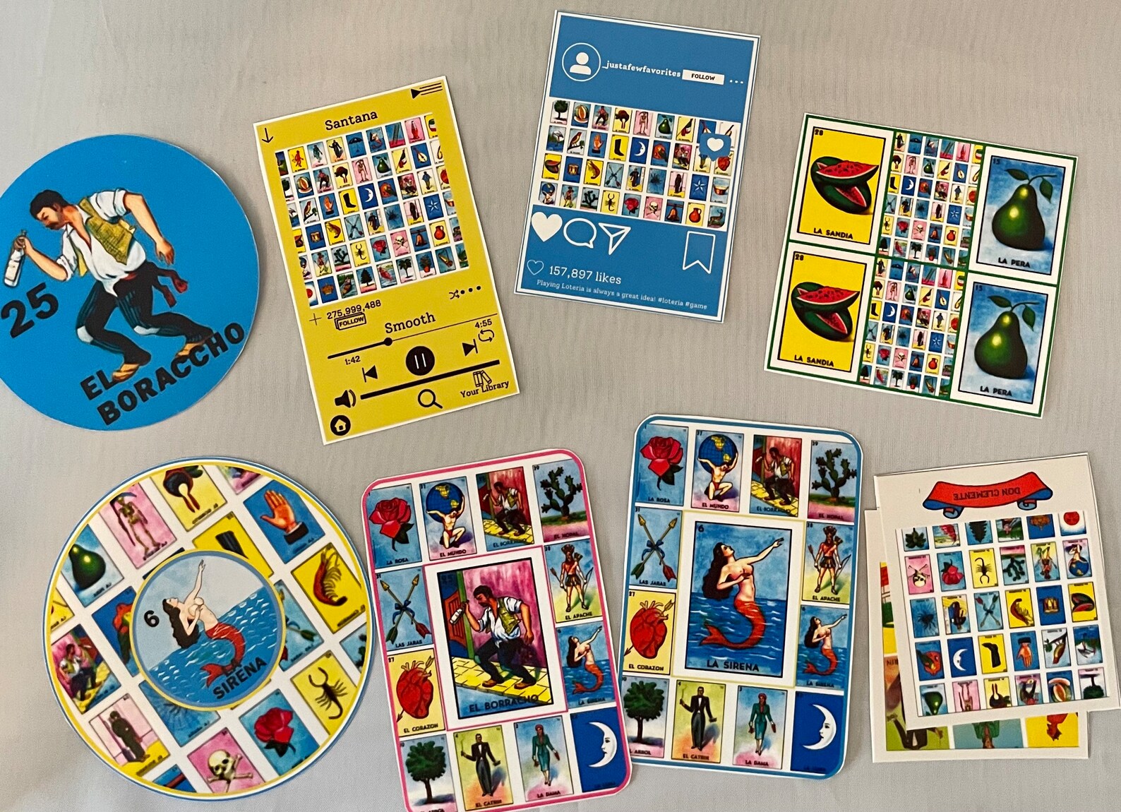 La Loteria Waterproof Sticker Cute Stickers - Etsy