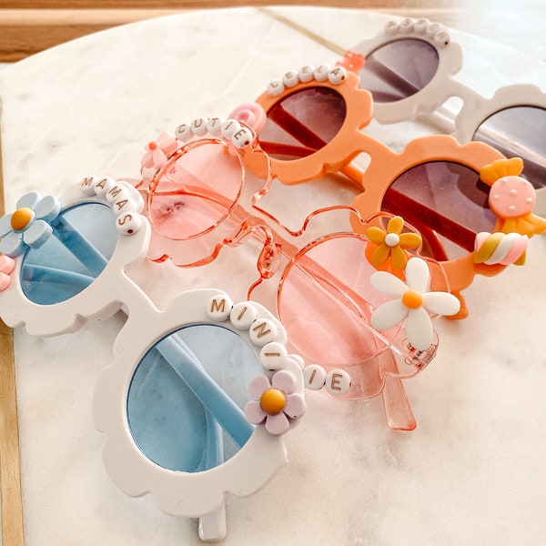 Flower Sunglasses Etsy