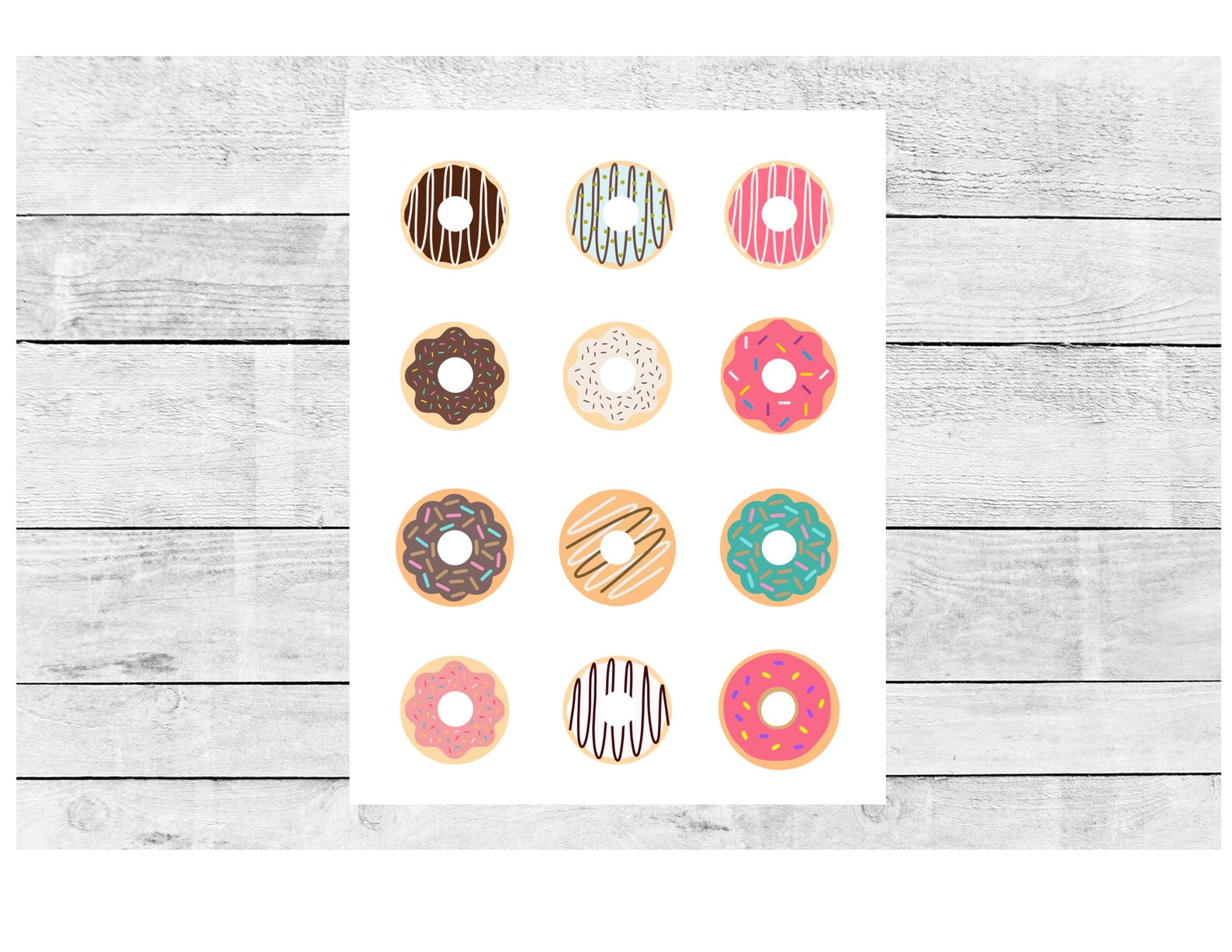 Donut Signs Bundle Printables Donut Themed Party Kidsdrive | Etsy