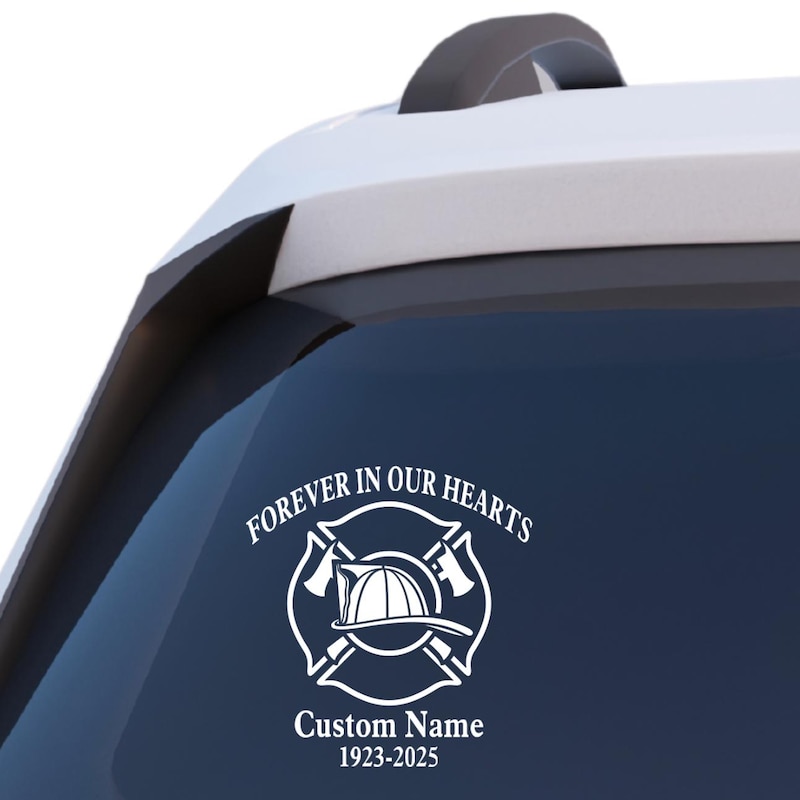 Custom Fireman Decal - Etsy