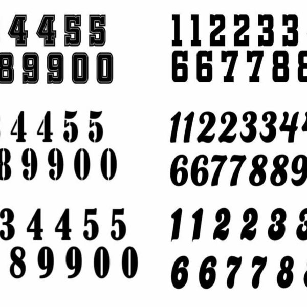 Heat Transfer Jersey Letters Etsy